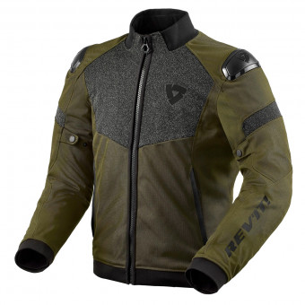 Motorradjacke REV'IT Action H2O Black Green