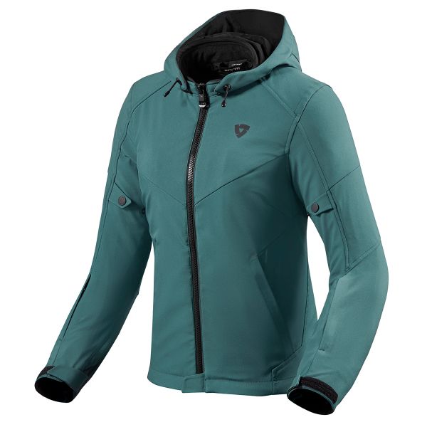 Motorradjacke REV'IT Afterburn H2O Ladies D. Green Motorradjacke REV'IT Afterburn H2O Ladies D. Green