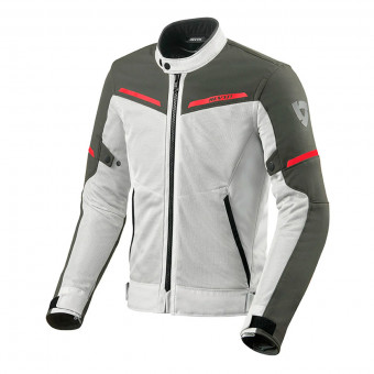 Motorradjacke REV'IT Airwave 3 Silver Charcoal Grey