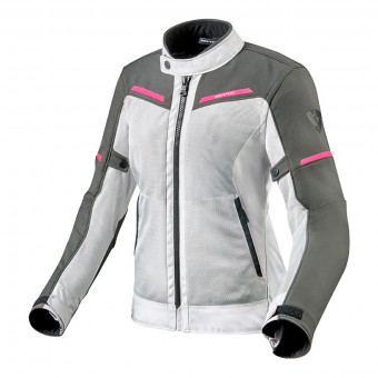 Motorradjacke REV'IT Airwave 3 Ladies Silver Pink