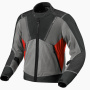 Motorradjacke REV'IT Airwave 4 Anthracite Red