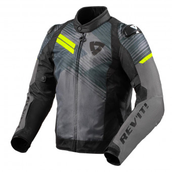 Motorradjacke REV'IT Apex H2O Anthracite Neon Yellow