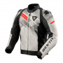 Motorradjacke REV'IT Apex H2O Grey Neon Red