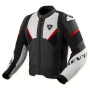 Motorradjacke REV'IT Automate Black Light Grey