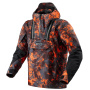 Motorradjacke REV'IT Blackwater 2 H2O Black Orange