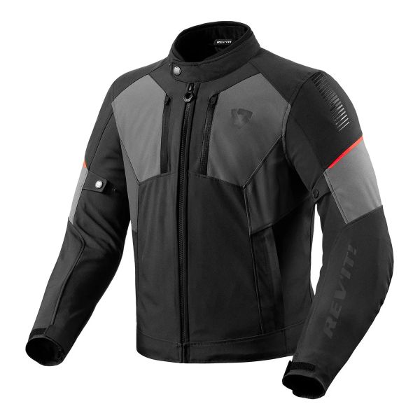 Motorradjacke REV'IT Catalyst H2O Black Grey Motorradjacke REV'IT Catalyst H2O Black Grey