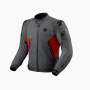 Motorradjacke REV'IT Control Air H2O Grey Red