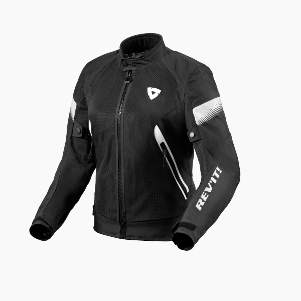 Motorradjacke REV'IT Control Air H2O Ladies Black White