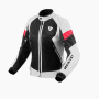 Motorradjacke REV'IT Control Air H2O Ladies White Black
