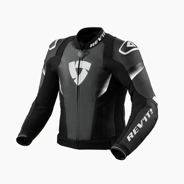 Motorradjacke REV'IT Control Black White