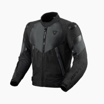 Motorradjacke REV'IT Control H2O Black Anthracite