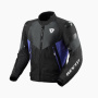Motorradjacke REV'IT Control H2O Black Blue