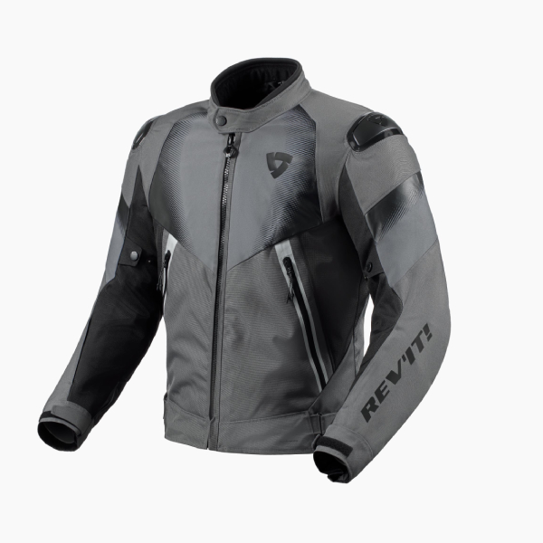 Motorradjacke REV'IT Control H2O Grey Black