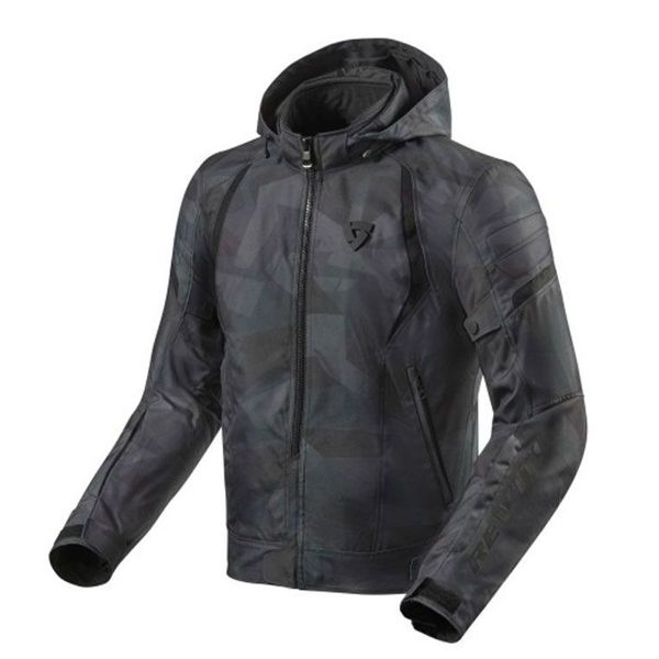 Motorradjacke REV'IT Flare 2 Camo Black Grey