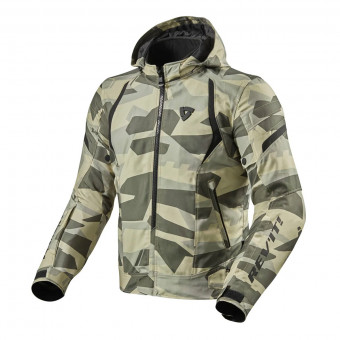 Motorradjacke REV'IT Flare 2 Camo Light Green