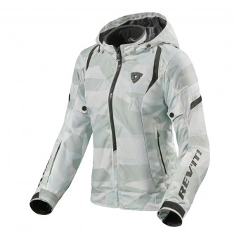 Motorradjacke REV'IT Flare 2 Ladies Camo Grey White