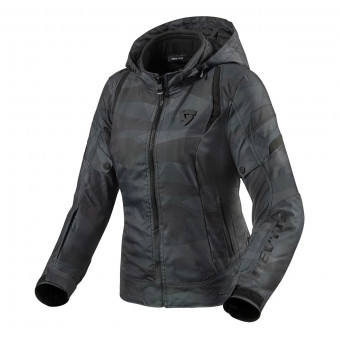 Motorradjacke REV'IT Flare 2 Ladies Camo Black Grey