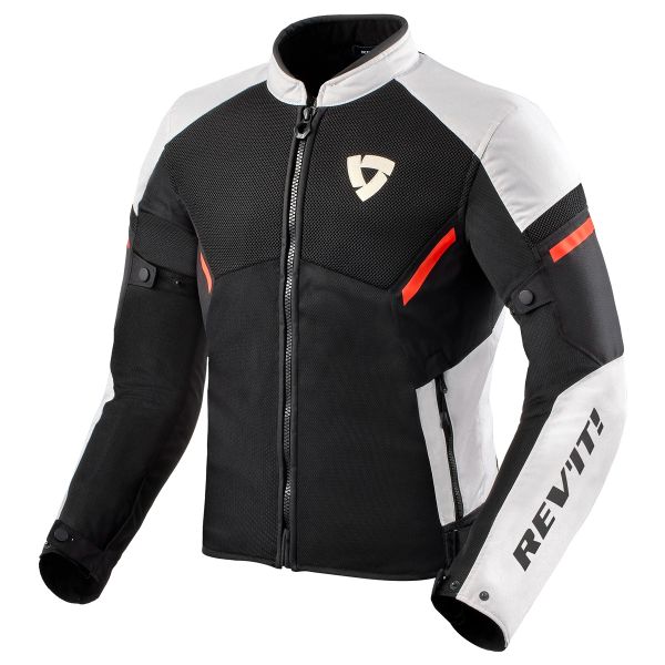 Motorradjacke REV'IT GT-R Air 3 White Neon Red