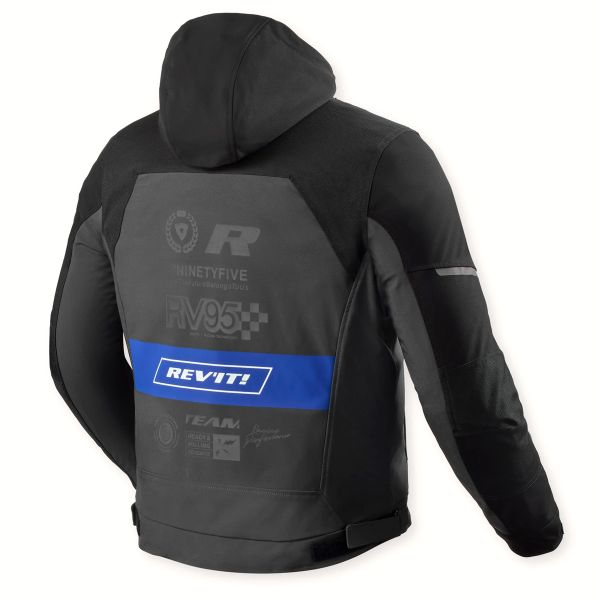 REV'IT Haste H2O Black Blue