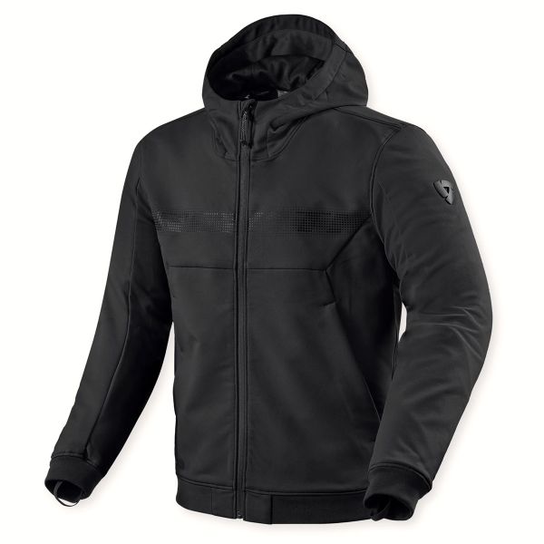 Motorradjacke REV'IT Hoodie Parabolica 2 Black