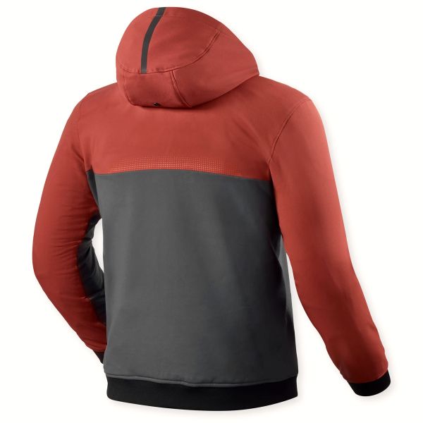 REV'IT Hoodie Parabolica 2 Burgundy Red Grey