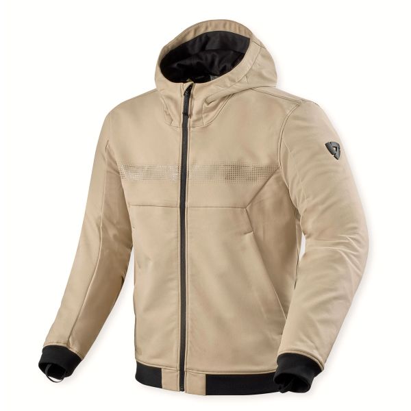 Motorradjacke REV'IT Hoodie Parabolica 2 Sand