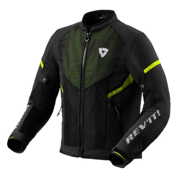 Motorradjacke REV'IT Hyperspeed 2 GT Air Black Neon Yellow