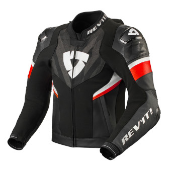 Motorradjacke REV'IT Hyperspeed 2 Pro Black Neon Red