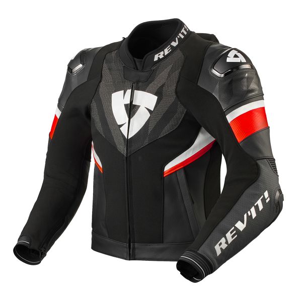 Motorradjacke REV'IT Hyperspeed 2 Pro Black Neon Red