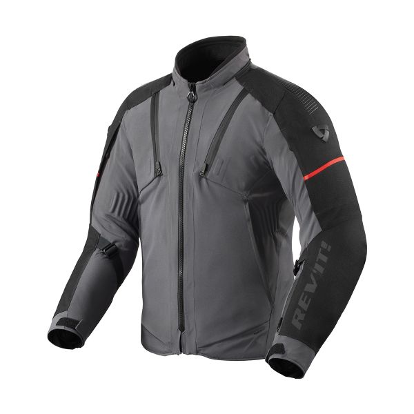 Motorradjacke REV'IT Inertia H2O Grey Black