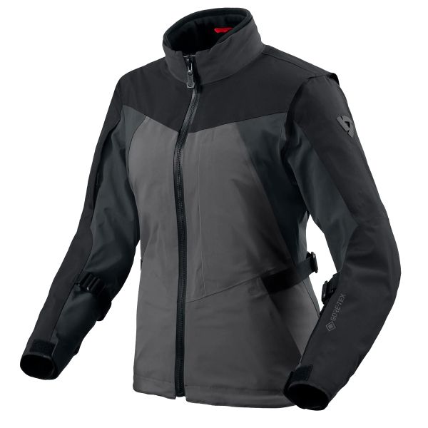 Motorradjacke REV'IT Lamina GTX Ladies Grey Black Motorradjacke REV'IT Lamina GTX Ladies Grey Black