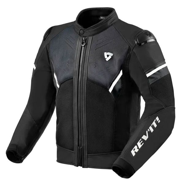 Motorradjacke REV'IT Mantis 2 H2O Black White