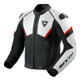 Motorradjacke REV'IT Matador Black Neon Red