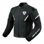 Motorradjacke REV'IT Matador Black White