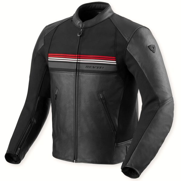 Motorradjacke REV'IT Mile 2 Black Red