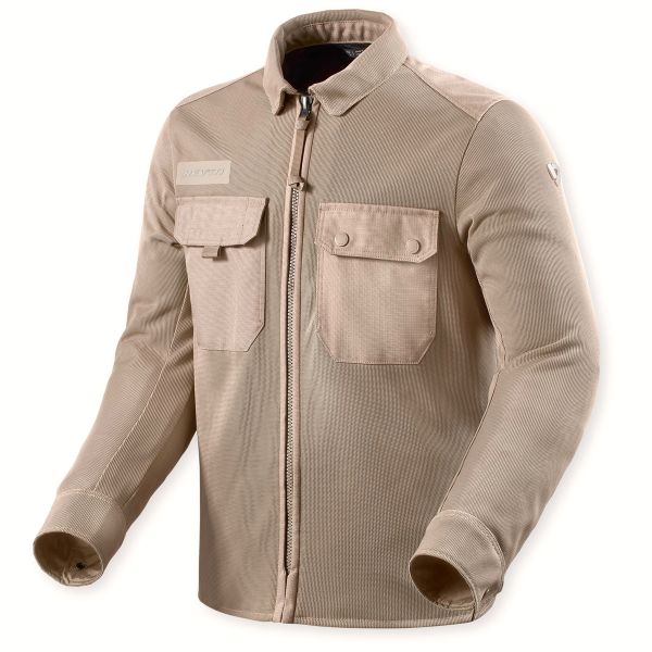 Motorradjacke REV'IT Overshirt Tracer Air 3 Sand