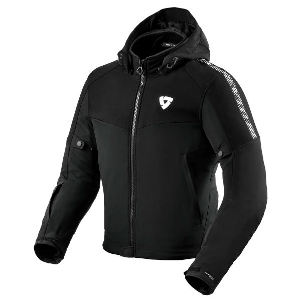 Motorradjacke REV'IT Proxy H2O Black White