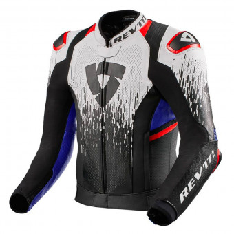 Motorradjacke REV'IT Quantum 2 Pro Air White Blue