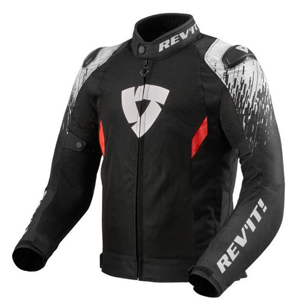 Motorradjacke REV'IT Quantum 2 Air Black White