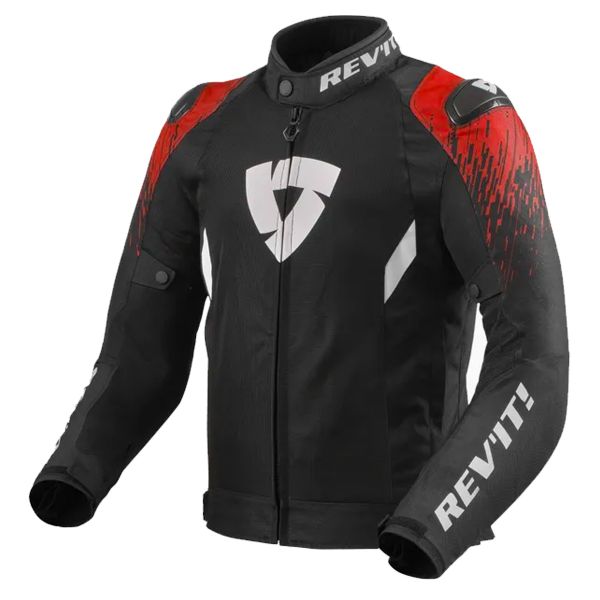 Motorradjacke REV'IT Quantum 2 Air Black Red Motorradjacke REV'IT Quantum 2 Air Black Red