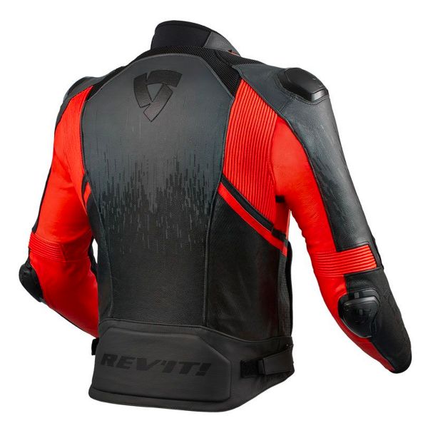 REV'IT Quantum 2 Charcoal Grey Neon Red