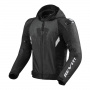 Motorradjacke REV'IT Quantum 2 H2O Black Charcoal Grey