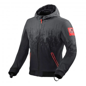 Motorradjacke REV'IT Quantum 2 WB Black Neon Red