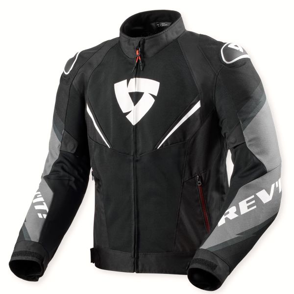 Motorradjacke REV'IT Quantum 3 Air Black White