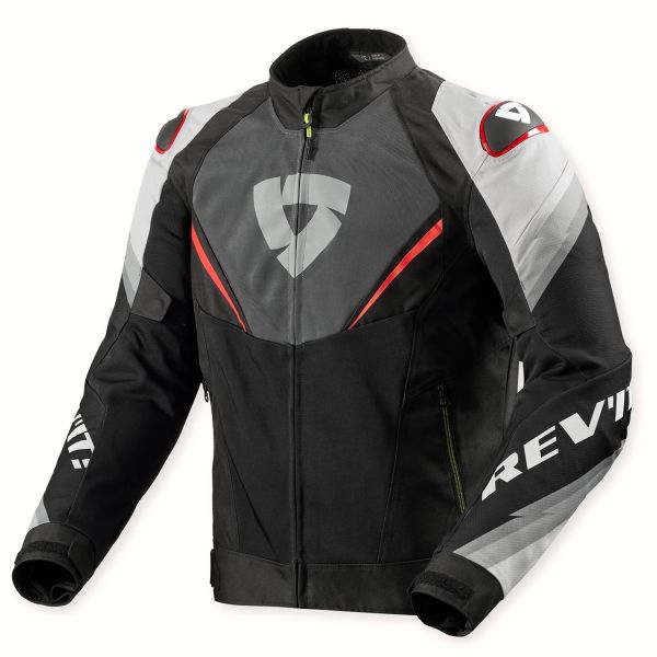 Motorradjacke REV'IT Quantum 3 Air Grey Red