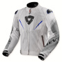 Motorradjacke REV'IT Quantum 3 Air Silver Blue