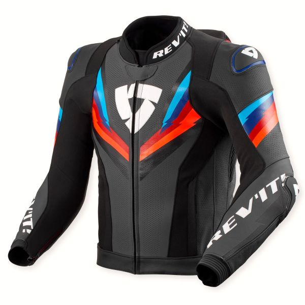 Motorradjacke REV'IT Quantum 3 Pro Black Blue