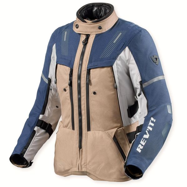 Motorradjacke REV'IT Sand 5 H2O Ladies Sand Blue