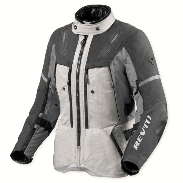 Motorradjacke REV'IT Sand 5 H2O Ladies Silver Anthracite