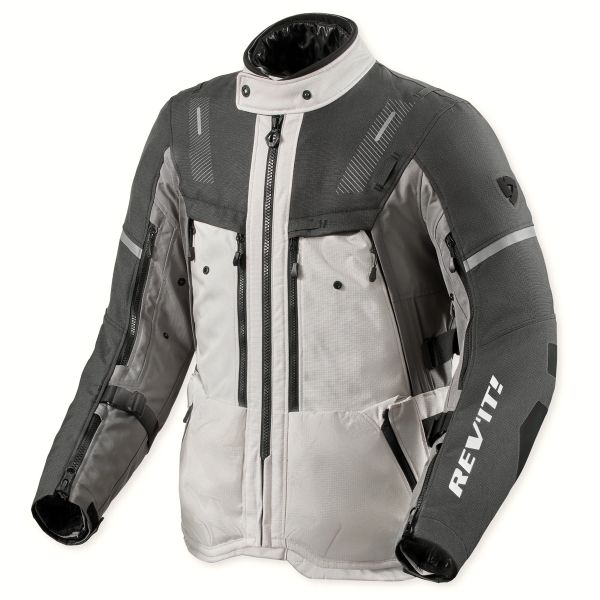Motorradjacke REV'IT Sand 5 H2O Silver Anthracite